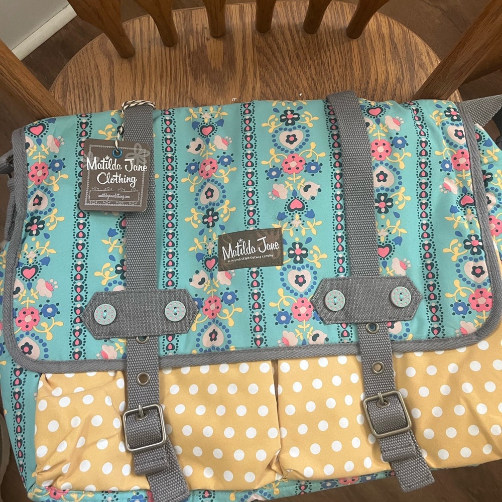 Matilda Jane Exclusive Folklore Messenger Backpack Bag Tote Duffle NWT
